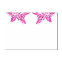 Breast Cancer T- Shirt Pink Ribbon Breast Cancer Survivor - Flowers Breast Cancer T- Shirt Sticker A4 (100 Pack) by EnriqueJohnson