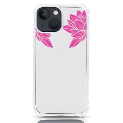 Breast Cancer T- Shirt Pink Ribbon Breast Cancer Survivor - Flowers Breast Cancer T- Shirt Iphone 13 Mini Tpu Uv Print Case by EnriqueJohnson