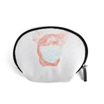 Breast Cancer T- Shirt Pink Ribbon Breast Cancer Survivor - Flowers Breast Cancer T- Shirt Accessory Pouch (Small) Front