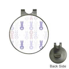 Bunnies T- Shirt Easter Bunnies Pattern T- Shirt Hat Clips With Golf Markers by EnriqueJohnson