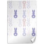 Bunnies T- Shirt Easter Bunnies Pattern T- Shirt Canvas 20  x 30  19.62 x28.9  Canvas - 1