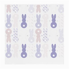 Bunnies T- Shirt Easter Bunnies Pattern T- Shirt Medium Glasses Cloth