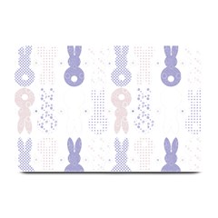 Bunnies T- Shirt Easter Bunnies Pattern T- Shirt Plate Mats