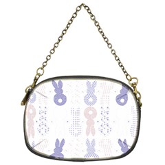 Bunnies T- Shirt Easter Bunnies Pattern T- Shirt Chain Purse (One Side)