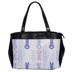 Bunnies T- Shirt Easter Bunnies Pattern T- Shirt Oversize Office Handbag