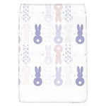 Bunnies T- Shirt Easter Bunnies Pattern T- Shirt Removable Flap Cover (L) Front