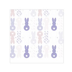 Bunnies T- Shirt Easter Bunnies Pattern T- Shirt Square Satin Scarf (30  x 30 )