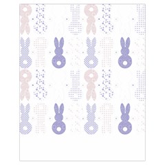 Bunnies T- Shirt Easter Bunnies Pattern T- Shirt Drawstring Bag (Small)