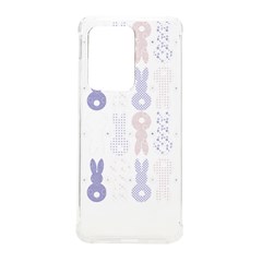 Bunnies T- Shirt Easter Bunnies Pattern T- Shirt Samsung Galaxy S20 Ultra 6.9 Inch TPU UV Case