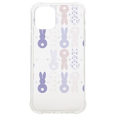 Bunnies T- Shirt Easter Bunnies Pattern T- Shirt iPhone 12/12 Pro TPU UV Print Case