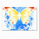 Butterfly Art T- Shirtbutterfly T- Shirt (3) Postcard 4 x 6  (Pkg of 10) Front