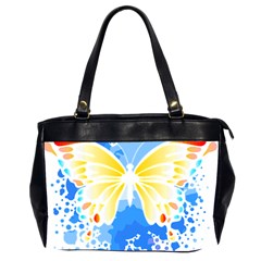 Butterfly Art T- Shirtbutterfly T- Shirt (3) Oversize Office Handbag (2 Sides) by EnriqueJohnson