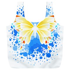 Butterfly Art T- Shirtbutterfly T- Shirt (3) Full Print Recycle Bag (xxl) by EnriqueJohnson