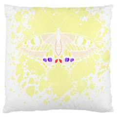 Butterfly Art T- Shirtbutterfly T- Shirt (4) Large Cushion Case (one Side) by EnriqueJohnson