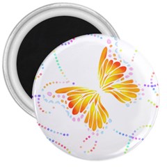 Butterfly Art T- Shirtbutterfly T- Shirt (5) 3  Magnets