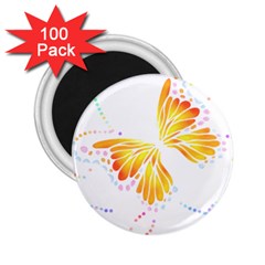 Butterfly Art T- Shirtbutterfly T- Shirt (5) 2 25  Magnets (100 Pack)  by EnriqueJohnson