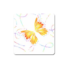 Butterfly Art T- Shirtbutterfly T- Shirt (5) Square Magnet by EnriqueJohnson