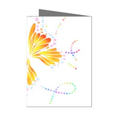 Butterfly Art T- Shirtbutterfly T- Shirt (5) Mini Greeting Cards (Pkg of 8)