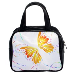 Butterfly Art T- Shirtbutterfly T- Shirt (5) Classic Handbag (Two Sides)