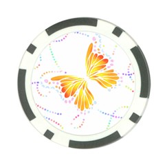 Butterfly Art T- Shirtbutterfly T- Shirt (5) Poker Chip Card Guard (10 pack)