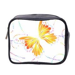 Butterfly Art T- Shirtbutterfly T- Shirt (5) Mini Toiletries Bag (Two Sides)