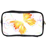 Butterfly Art T- Shirtbutterfly T- Shirt (5) Toiletries Bag (Two Sides) Front