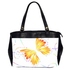 Butterfly Art T- Shirtbutterfly T- Shirt (5) Oversize Office Handbag (2 Sides) by EnriqueJohnson