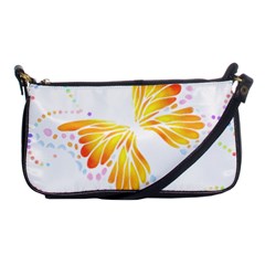 Butterfly Art T- Shirtbutterfly T- Shirt (5) Shoulder Clutch Bag