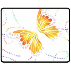 Butterfly Art T- Shirtbutterfly T- Shirt (5) Fleece Blanket (Medium)