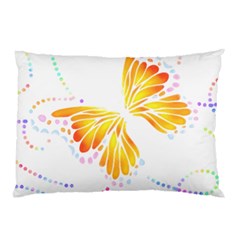 Butterfly Art T- Shirtbutterfly T- Shirt (5) Pillow Case (Two Sides)