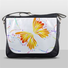 Butterfly Art T- Shirtbutterfly T- Shirt (5) Messenger Bag by EnriqueJohnson