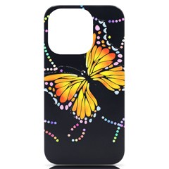 Butterfly Art T- Shirtbutterfly T- Shirt (5) Iphone 14 Pro Black Uv Print Case by EnriqueJohnson