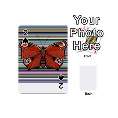 Butterfly Art T- Shirtbutterfly T- Shirt (8) Playing Cards 54 Designs (mini) by EnriqueJohnson