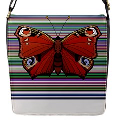 Butterfly Art T- Shirtbutterfly T- Shirt (8) Flap Closure Messenger Bag (s) by EnriqueJohnson