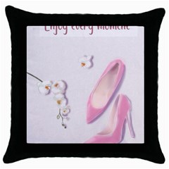 Shoes Throw Pillow Case (black) by SychEva