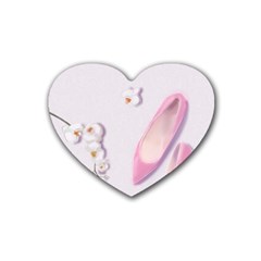 Shoes Rubber Coaster (heart) by SychEva