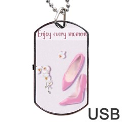 Shoes Dog Tag Usb Flash (one Side) by SychEva