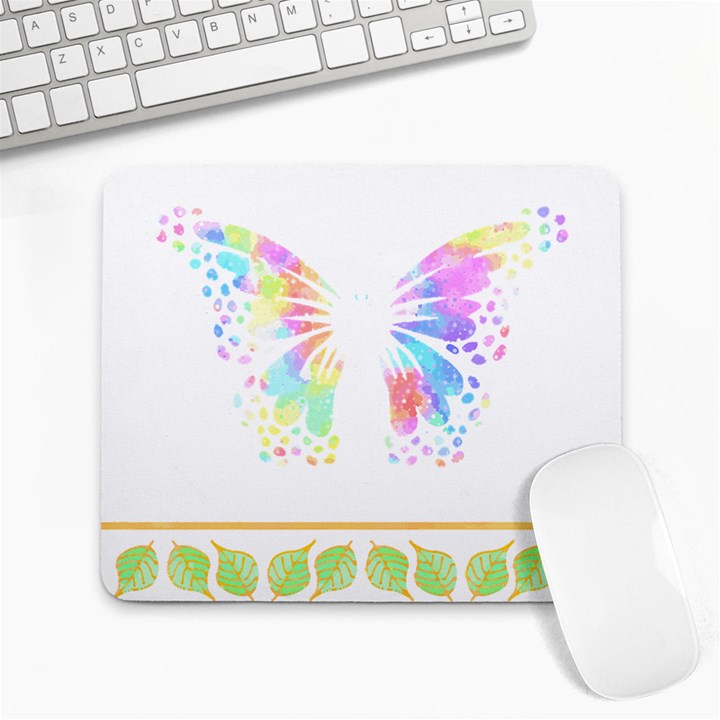 Butterfly Art T- Shirtbutterfly T- Shirt Large Mousepad