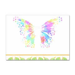 Butterfly Art T- Shirtbutterfly T- Shirt Sticker A4 (100 Pack) by EnriqueJohnson