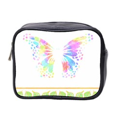 Butterfly Art T- Shirtbutterfly T- Shirt Mini Toiletries Bag (two Sides) by EnriqueJohnson