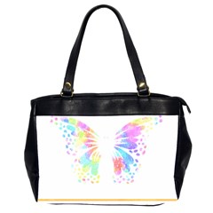 Butterfly Art T- Shirtbutterfly T- Shirt Oversize Office Handbag (2 Sides) by EnriqueJohnson