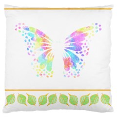 Butterfly Art T- Shirtbutterfly T- Shirt Standard Premium Plush Fleece Cushion Case (two Sides) by EnriqueJohnson