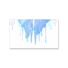 Butterfly Art T- Shirtmelting Butterfly Blue Wings Art  Design T- Shirt Sticker Rectangular (100 Pack) by EnriqueJohnson