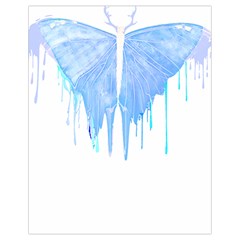 Butterfly Art T- Shirtmelting Butterfly Blue Wings Art  Design T- Shirt Drawstring Bag (small) by EnriqueJohnson