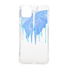 Butterfly Art T- Shirtmelting Butterfly Blue Wings Art  Design T- Shirt Iphone 11 Pro Max 6 5 Inch Tpu Uv Print Case by EnriqueJohnson