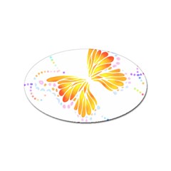 Butterfly Design T- Shirtbutterfly T- Shirt (1) Sticker (oval) by EnriqueJohnson