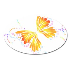 Butterfly Design T- Shirtbutterfly T- Shirt (1) Oval Magnet by EnriqueJohnson