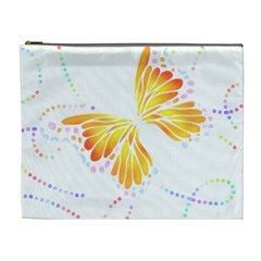 Butterfly Design T- Shirtbutterfly T- Shirt (1) Cosmetic Bag (xl)