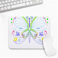 Butterfly Design T- Shirtbutterfly T- Shirt (2) Small Mousepad by EnriqueJohnson