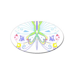 Butterfly Design T- Shirtbutterfly T- Shirt (2) Sticker (oval) by EnriqueJohnson